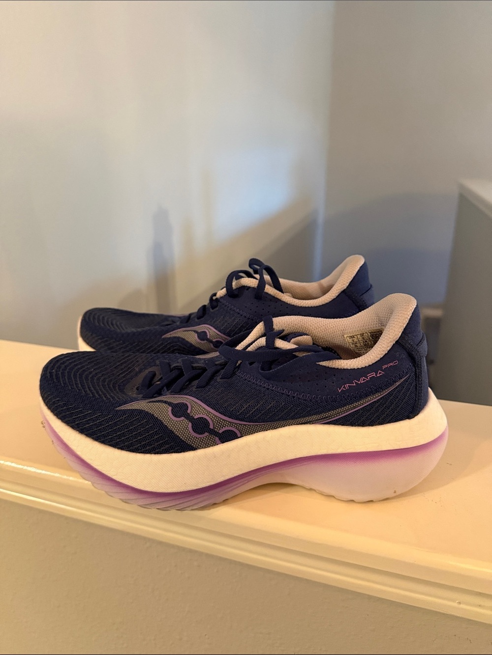 Saucony Navy and Purple Women's Running Shoes